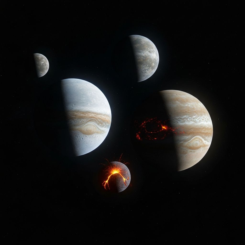 ESA's JUICE Mission Sends First Images of Jupiter's Moons